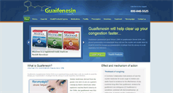 Desktop Screenshot of guaifenesin.org