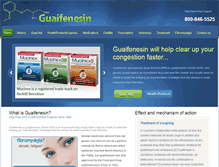 Tablet Screenshot of guaifenesin.org
