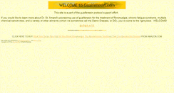 Desktop Screenshot of guaifenesin.com
